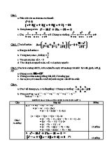 Đề thi thử môn Toán khối 8 - Đề số 4